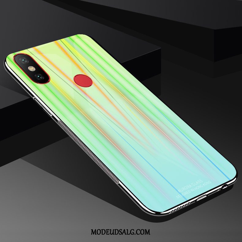 Xiaomi Redmi Note 6 Pro Etui Glas Lilla Hærdning Membrane Beskyttelse