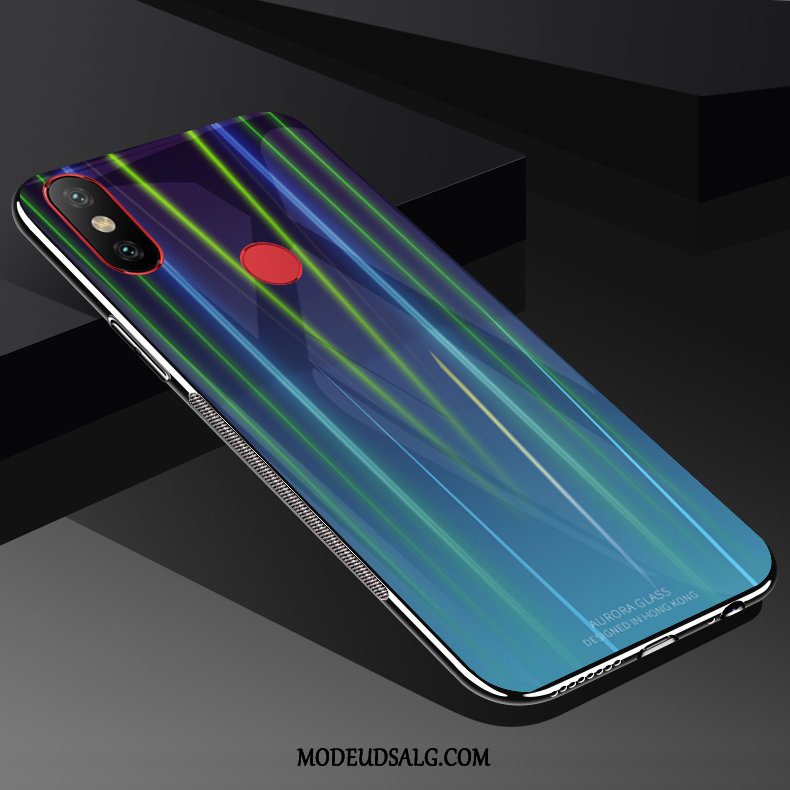 Xiaomi Redmi Note 6 Pro Etui Glas Lilla Hærdning Membrane Beskyttelse