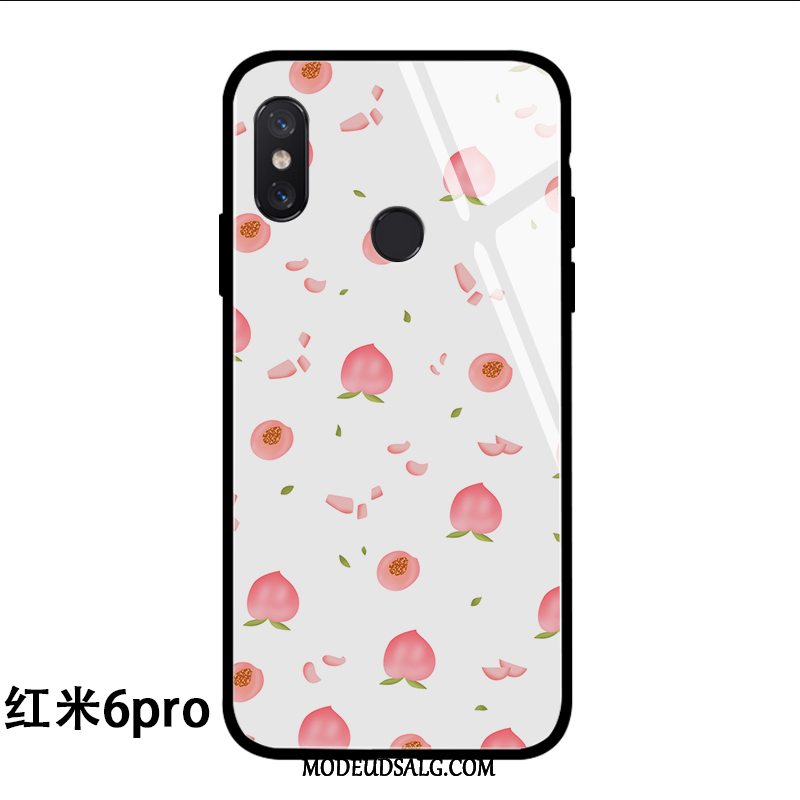 Xiaomi Redmi Note 6 Pro Etui Kreativ Elskeren Net Red Spejl Rød