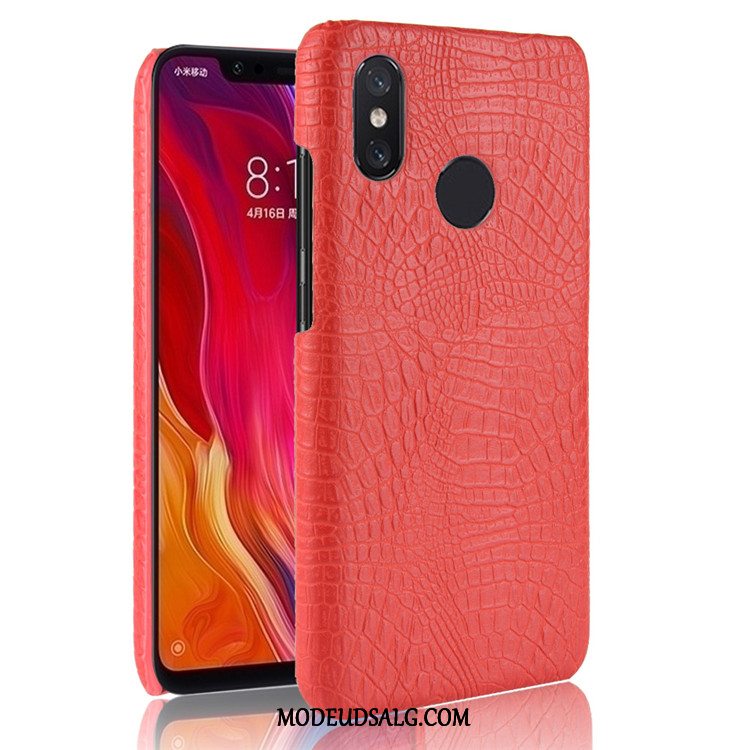 Xiaomi Redmi Note 6 Pro Etui Krokodille Mønster Cover Beskyttelse Hård Lille Sektion