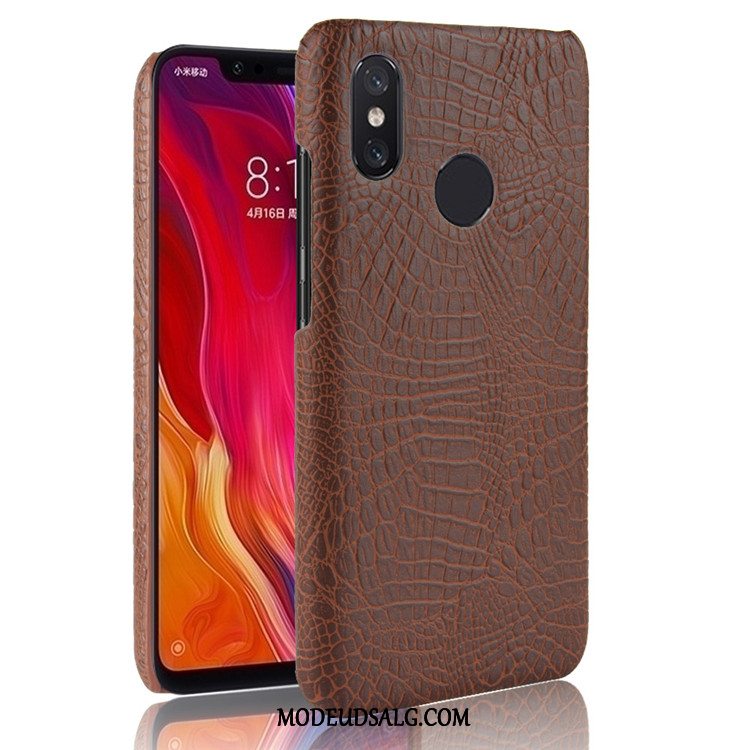 Xiaomi Redmi Note 6 Pro Etui Krokodille Mønster Cover Beskyttelse Hård Lille Sektion