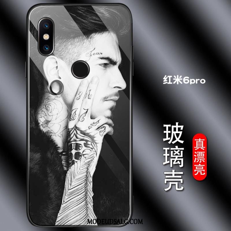 Xiaomi Redmi Note 6 Pro Etui Rød Silikone Cover Af Personlighed Anti-fald