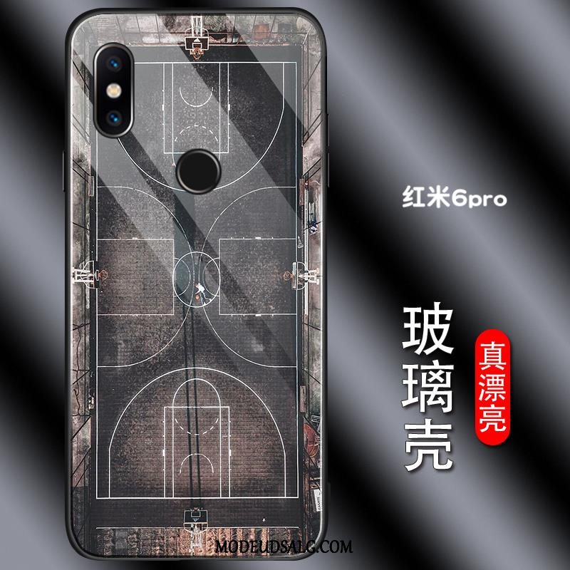 Xiaomi Redmi Note 6 Pro Etui Rød Silikone Cover Af Personlighed Anti-fald