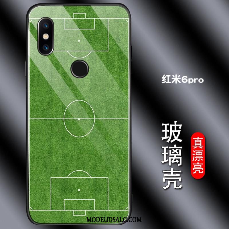 Xiaomi Redmi Note 6 Pro Etui Rød Silikone Cover Af Personlighed Anti-fald