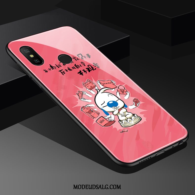 Xiaomi Redmi Note 6 Pro Etui Trendy Anti-fald Lille Sektion Glas Hund