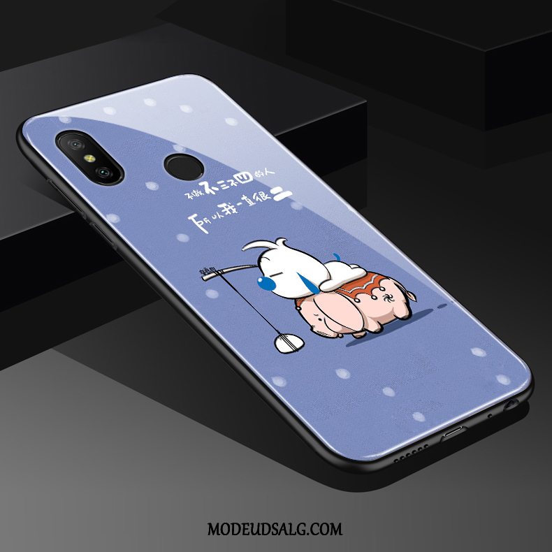 Xiaomi Redmi Note 6 Pro Etui Trendy Anti-fald Lille Sektion Glas Hund