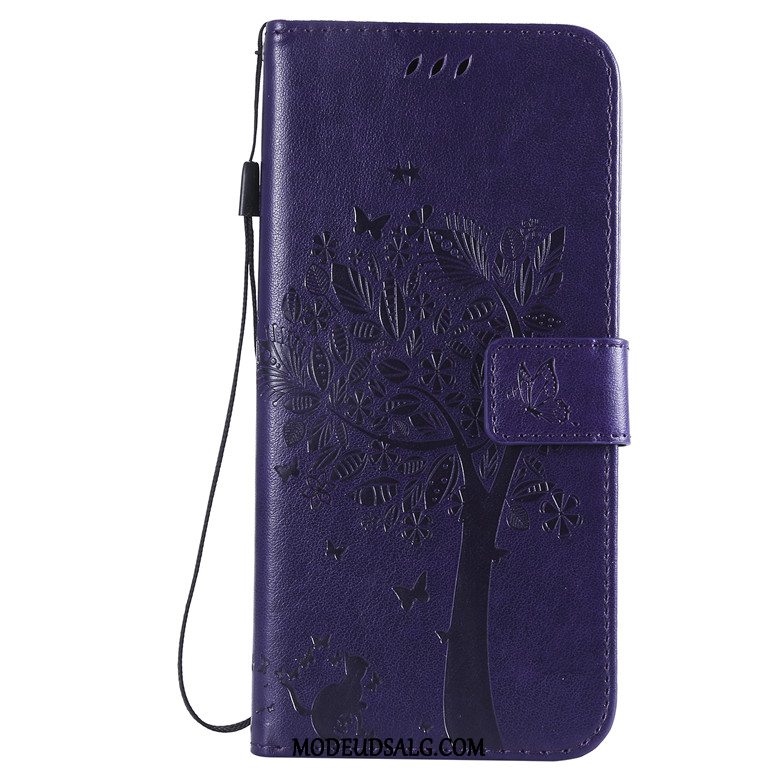 Xiaomi Redmi Note 7 Etui Anti-fald Lædertaske Beskyttelse Blød Tree