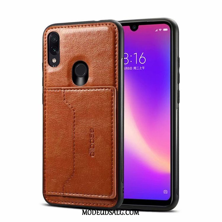 Xiaomi Redmi Note 7 Etui Bagdæksel Lædertaske Anti-fald Kort Kreativ