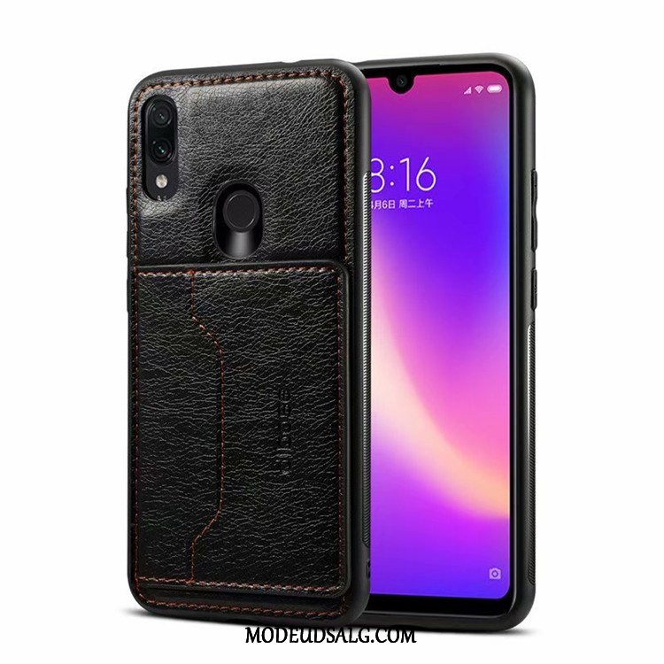 Xiaomi Redmi Note 7 Etui Bagdæksel Lædertaske Anti-fald Kort Kreativ