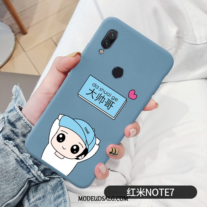 Xiaomi Redmi Note 7 Etui / Cover Af Personlighed Trendy Blød Anti-fald Rød