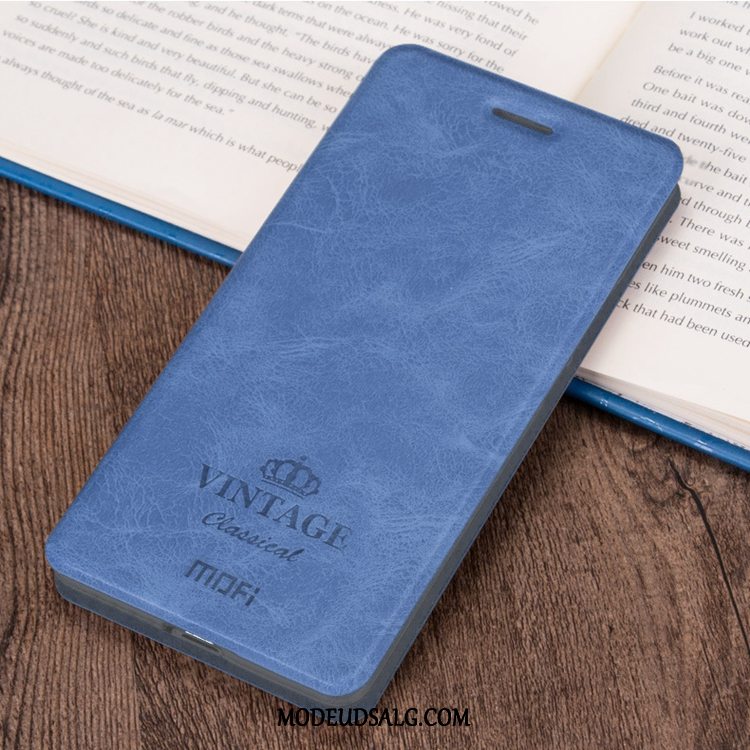 Xiaomi Redmi Note 7 Etui / Cover Lædertaske Clamshell Hvid Anti-fald Rød