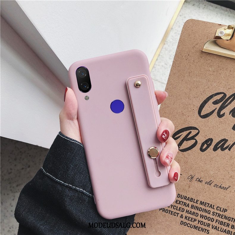 Xiaomi Redmi Note 7 Etui / Cover Rød Ring Trend Blød Nubuck