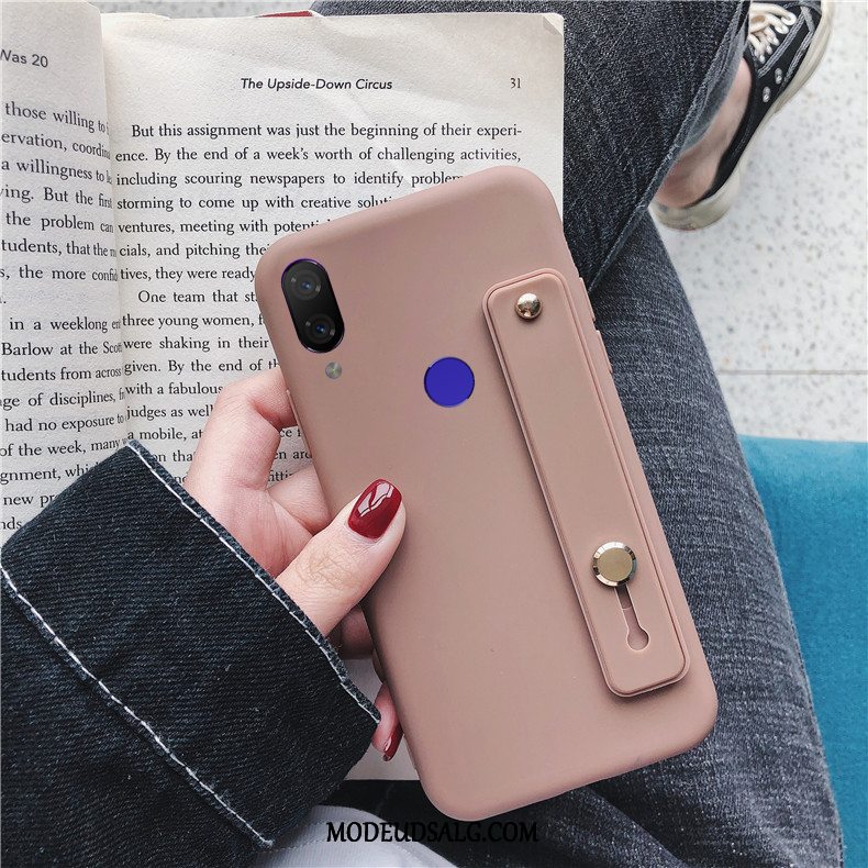 Xiaomi Redmi Note 7 Etui / Cover Rød Ring Trend Blød Nubuck