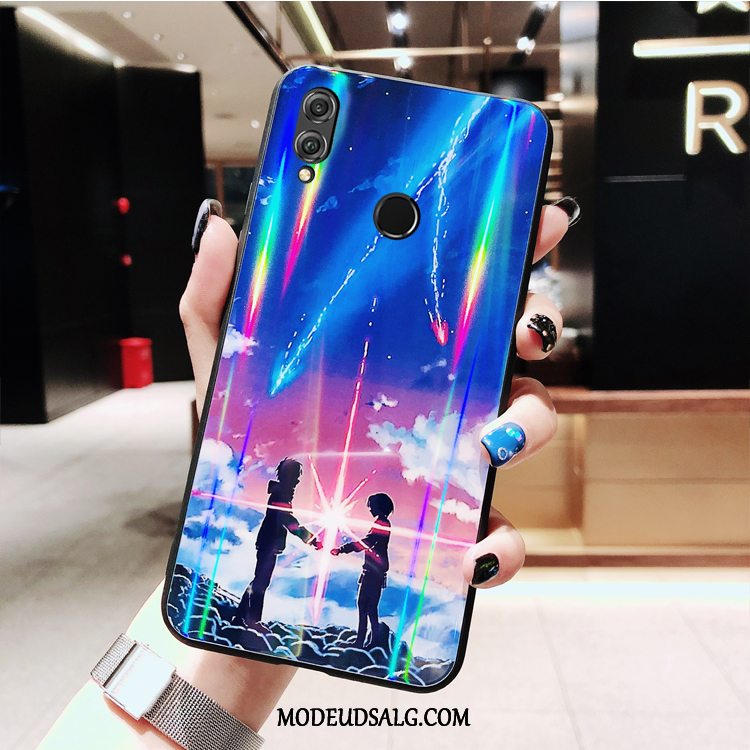 Xiaomi Redmi Note 7 Etui Hvid Anti-fald Rød Blød