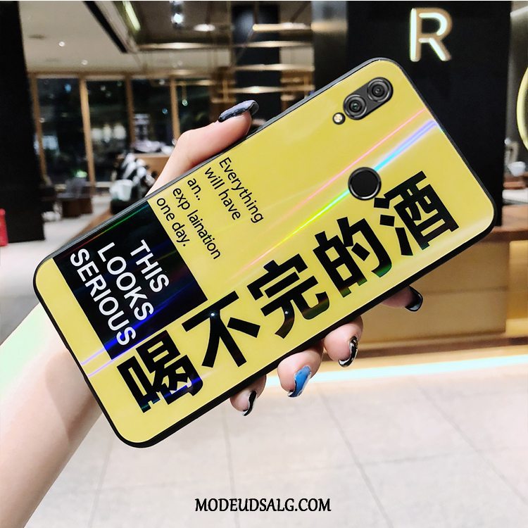 Xiaomi Redmi Note 7 Etui Hvid Anti-fald Rød Blød