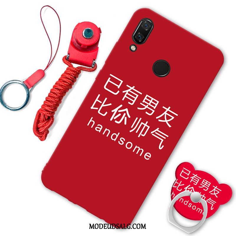 Xiaomi Redmi Note 7 Etui Hængende Ornamenter Beskyttelse Cover Mode Rød