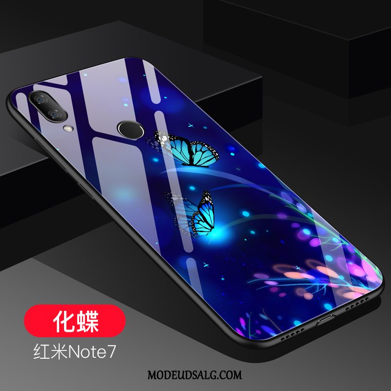 Xiaomi Redmi Note 7 Etui Rød Lilla Cover Trend Net Red