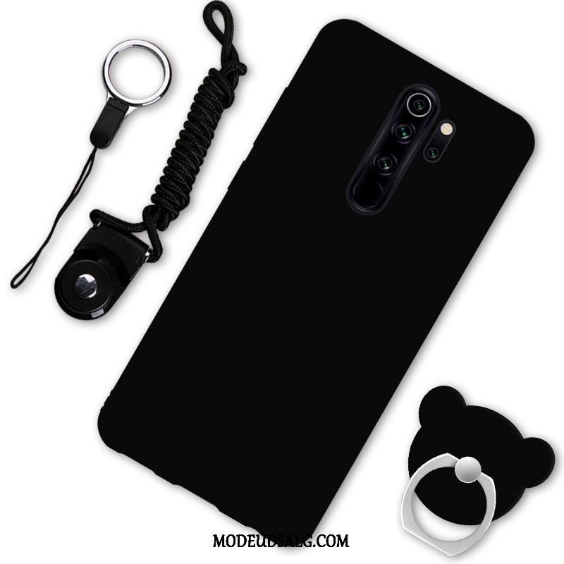 Xiaomi Redmi Note 8 Pro Etui Anti-fald Cartoon Rød Hængende Ornamenter Support