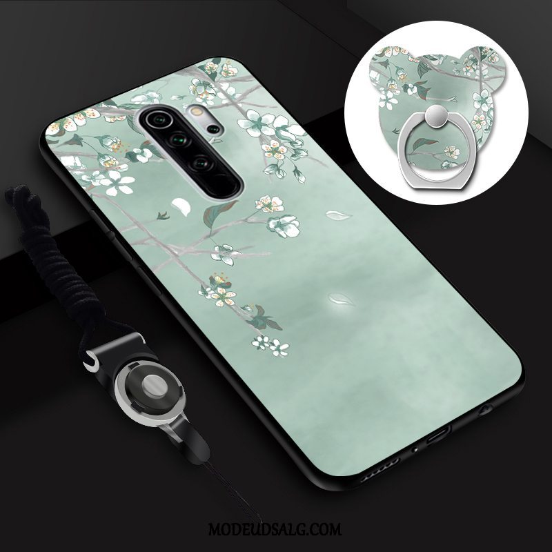 Xiaomi Redmi Note 8 Pro Etui Anti-fald Membrane Hængende Ornamenter Hærdning Cartoon