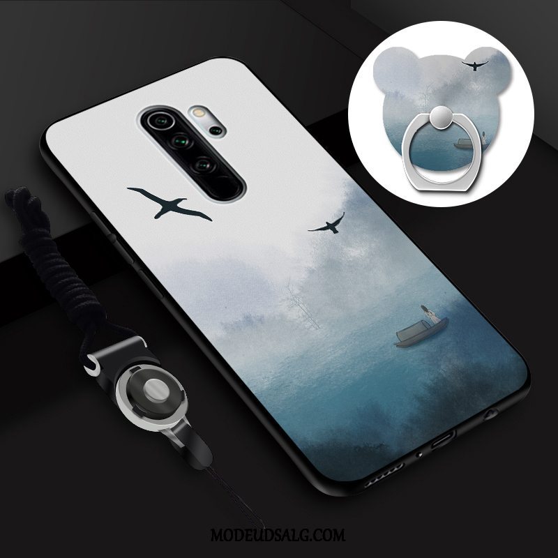 Xiaomi Redmi Note 8 Pro Etui Anti-fald Membrane Hængende Ornamenter Hærdning Cartoon