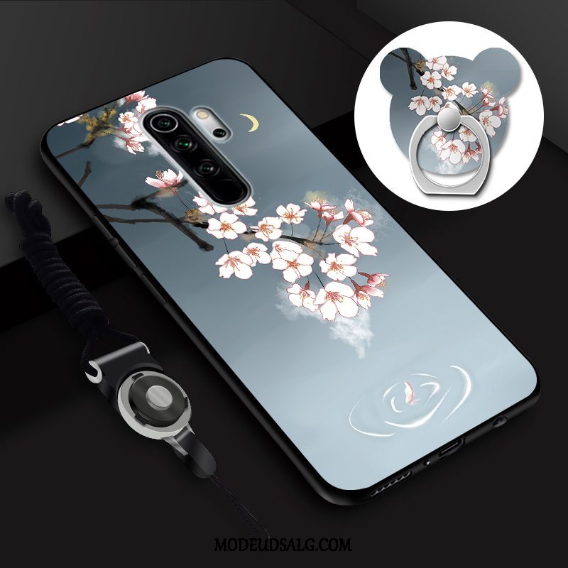 Xiaomi Redmi Note 8 Pro Etui Anti-fald Membrane Hængende Ornamenter Hærdning Cartoon