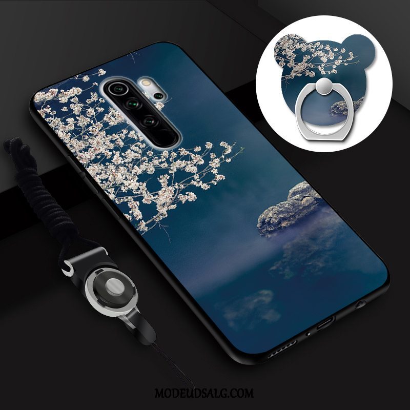 Xiaomi Redmi Note 8 Pro Etui Anti-fald Membrane Hængende Ornamenter Hærdning Cartoon