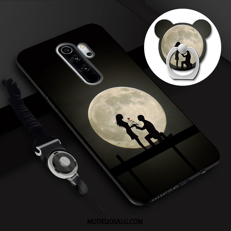 Xiaomi Redmi Note 8 Pro Etui Anti-fald Membrane Hængende Ornamenter Hærdning Cartoon