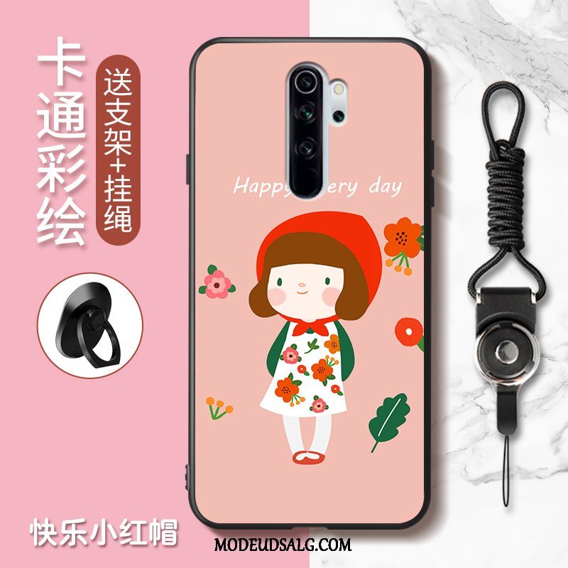 Xiaomi Redmi Note 8 Pro Etui Anti-fald Rød Smuk Cartoon