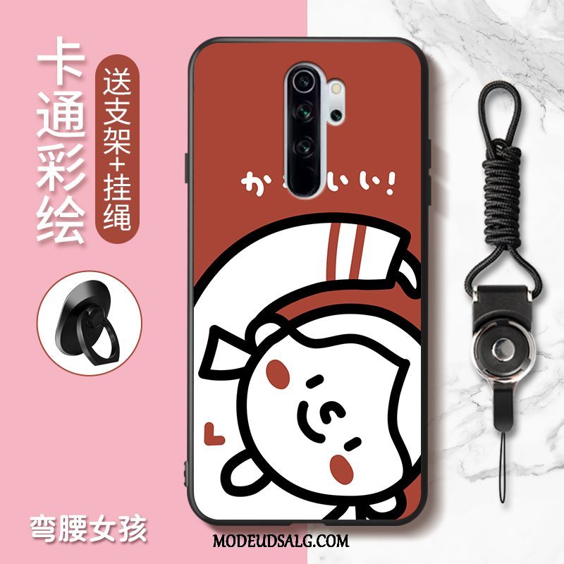 Xiaomi Redmi Note 8 Pro Etui Anti-fald Rød Smuk Cartoon