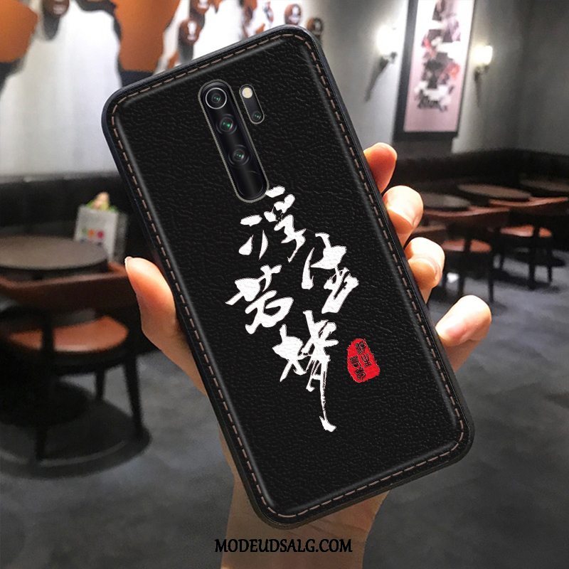 Xiaomi Redmi Note 8 Pro Etui Silikone Cover Rød Anti-fald Læder