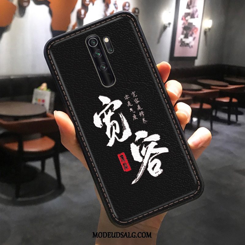 Xiaomi Redmi Note 8 Pro Etui Silikone Cover Rød Anti-fald Læder