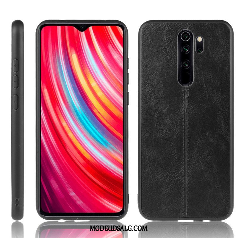 Xiaomi Redmi Note 8 Pro Etui Sort Hård Lille Sektion Læder Cover