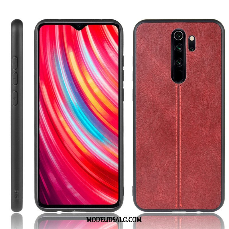 Xiaomi Redmi Note 8 Pro Etui Sort Hård Lille Sektion Læder Cover