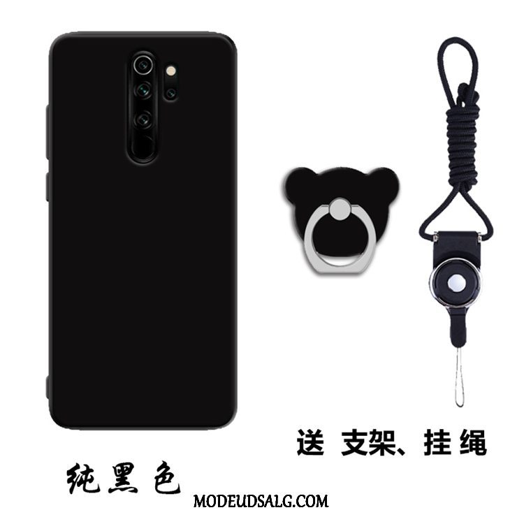 Xiaomi Redmi Note 8 Pro Etui Support Hængende Ornamenter Rød Blød Lille Sektion