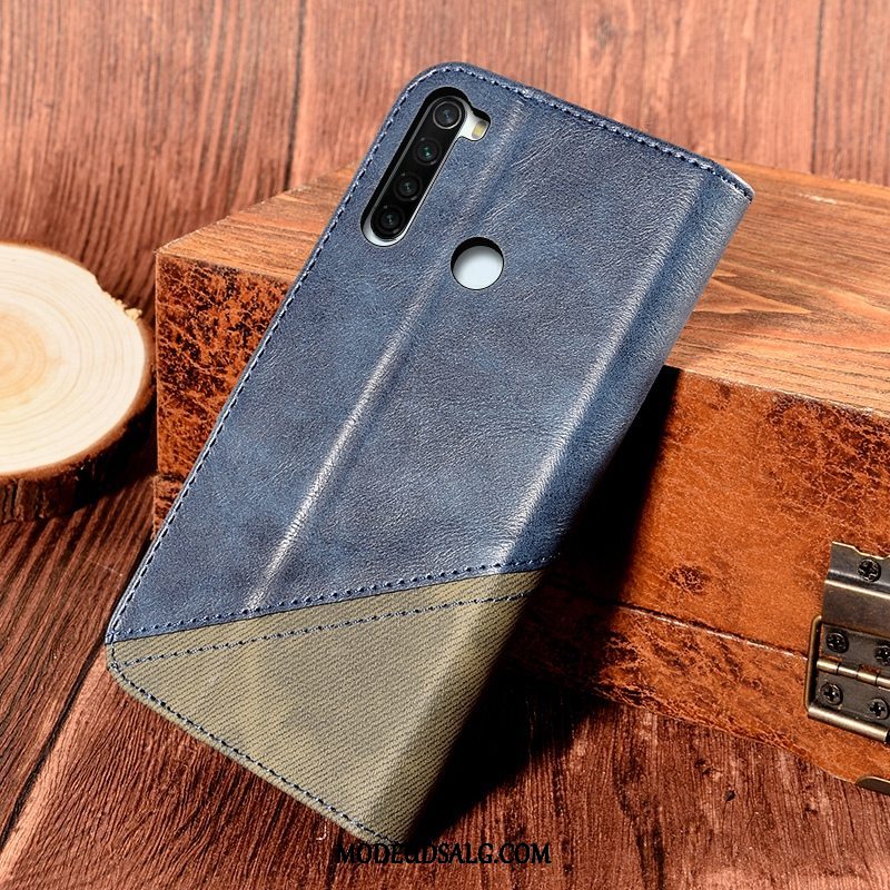 Xiaomi Redmi Note 8t Etui Anti-fald Folio Lædertaske Beskyttelse Splejsning