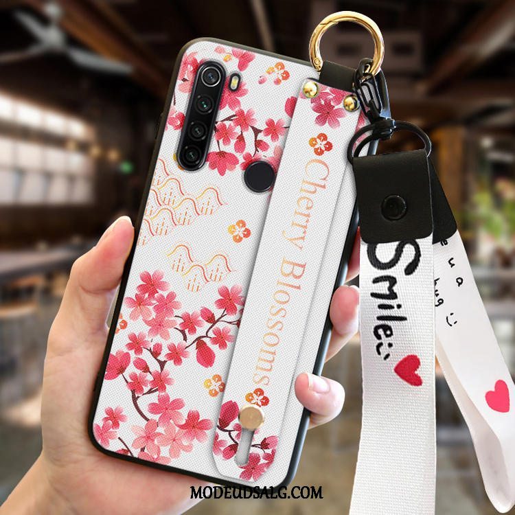 Xiaomi Redmi Note 8t Etui / Cover Silikone Rød Af Personlighed Ferskentræ Anti-fald