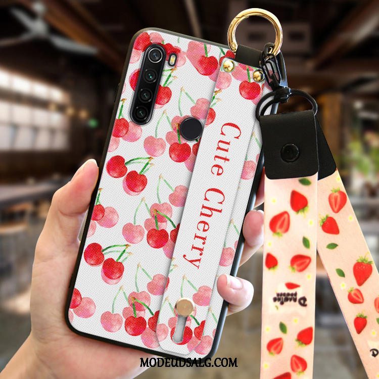 Xiaomi Redmi Note 8t Etui / Cover Silikone Rød Af Personlighed Ferskentræ Anti-fald