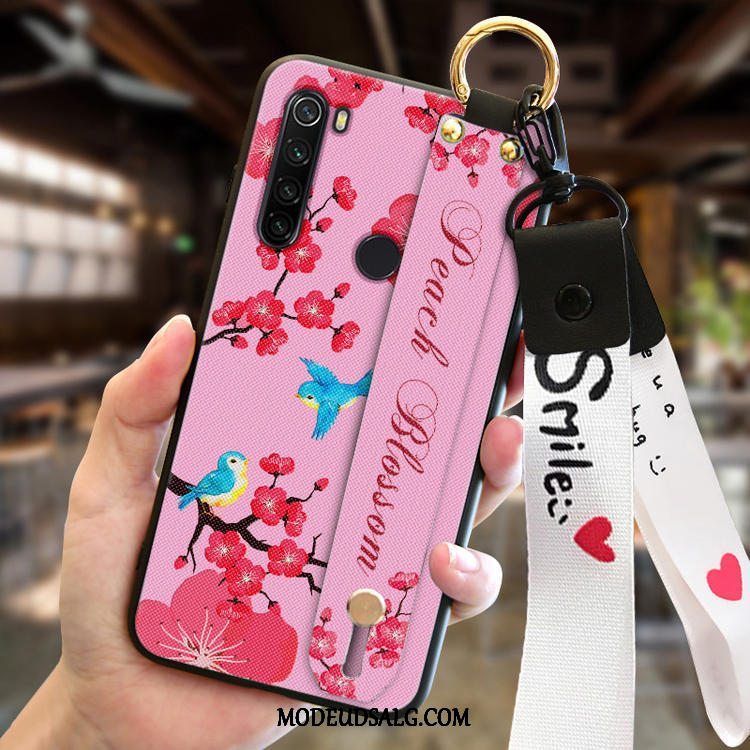 Xiaomi Redmi Note 8t Etui / Cover Silikone Rød Af Personlighed Ferskentræ Anti-fald