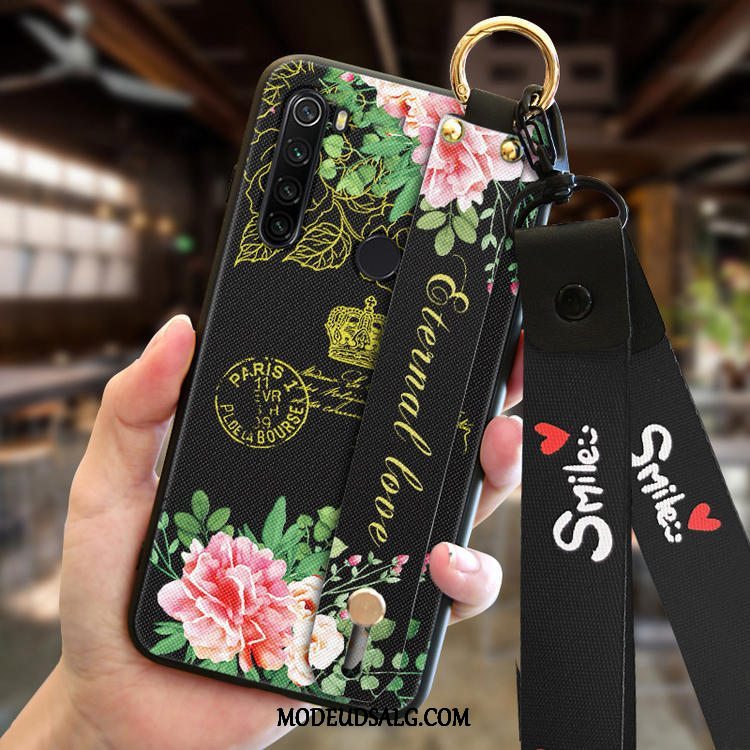 Xiaomi Redmi Note 8t Etui / Cover Silikone Rød Af Personlighed Ferskentræ Anti-fald