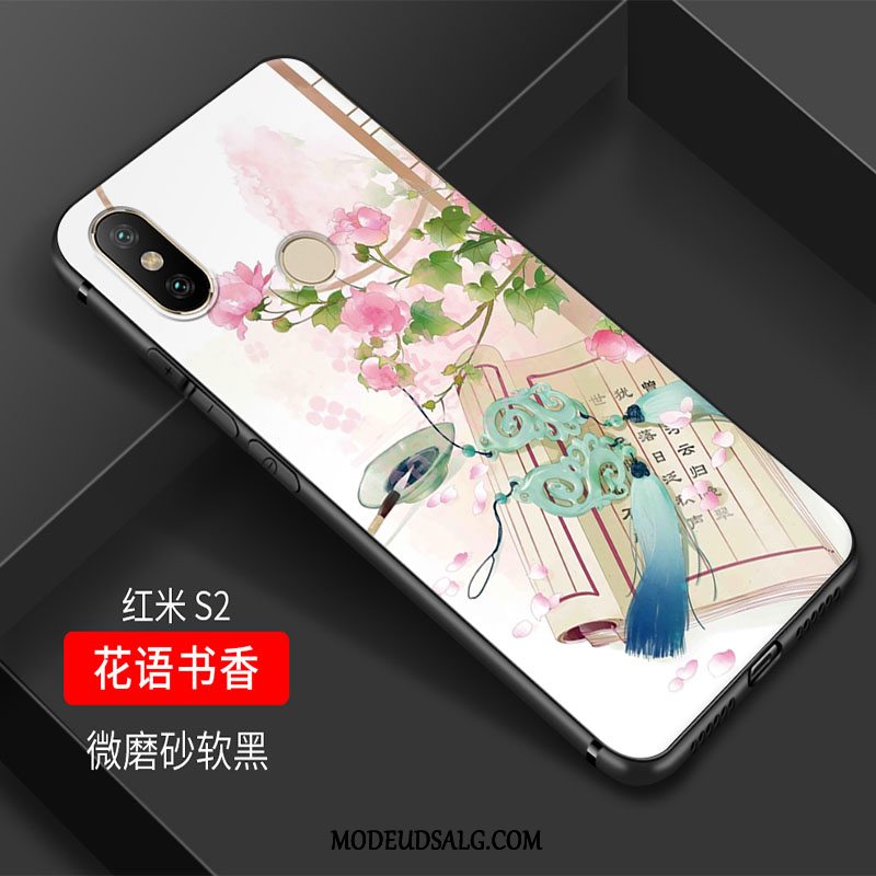 Xiaomi Redmi S2 Etui Blød Elegante Lille Sektion Blomster Kunst