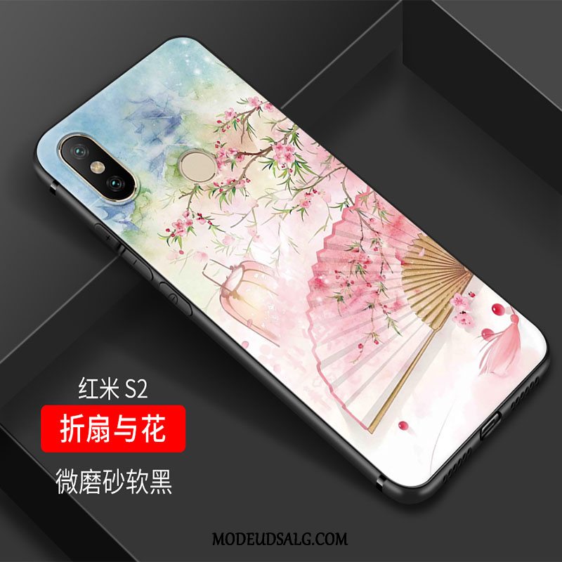 Xiaomi Redmi S2 Etui Blød Elegante Lille Sektion Blomster Kunst