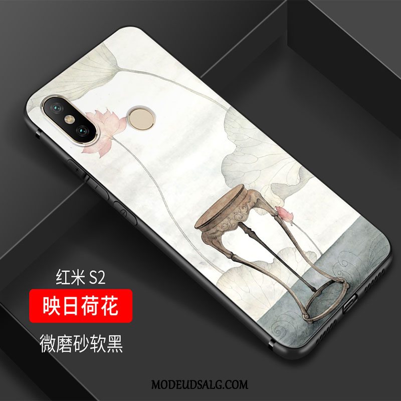 Xiaomi Redmi S2 Etui Blød Elegante Lille Sektion Blomster Kunst