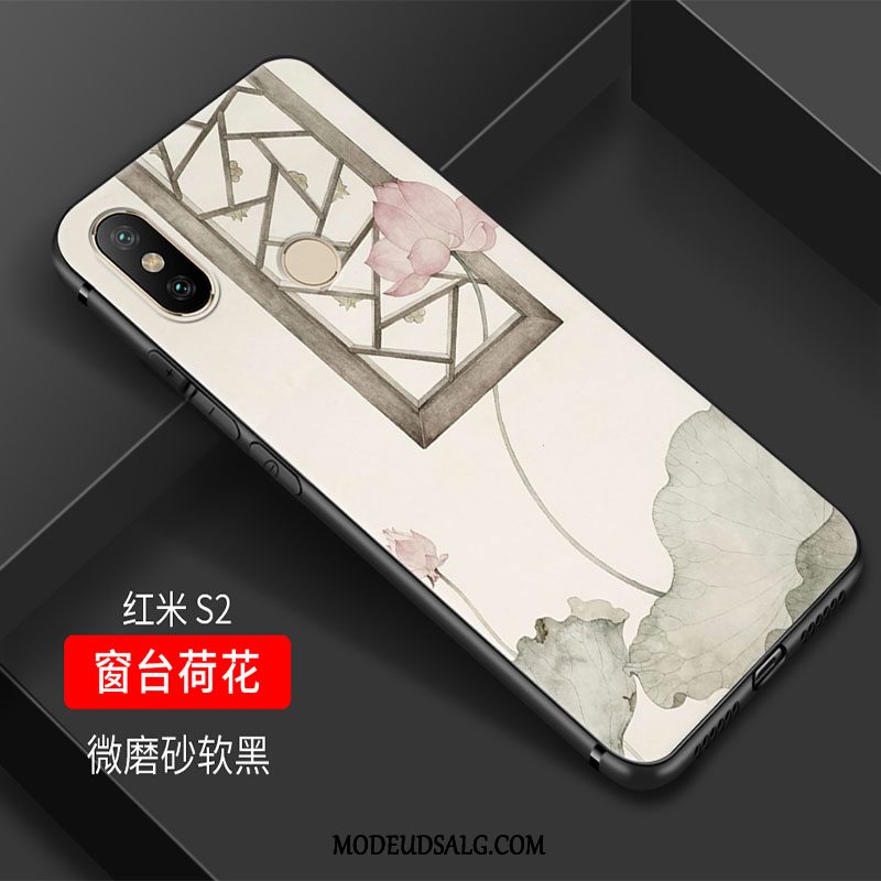 Xiaomi Redmi S2 Etui Blød Elegante Lille Sektion Blomster Kunst