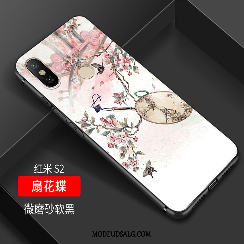 Xiaomi Redmi S2 Etui Blød Elegante Lille Sektion Blomster Kunst