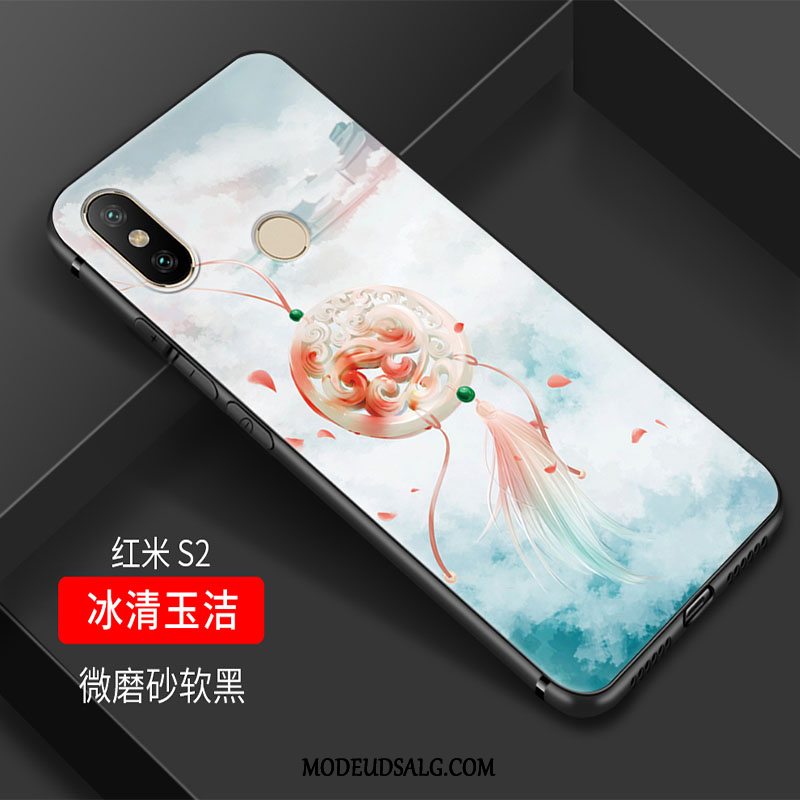 Xiaomi Redmi S2 Etui Blød Elegante Lille Sektion Blomster Kunst