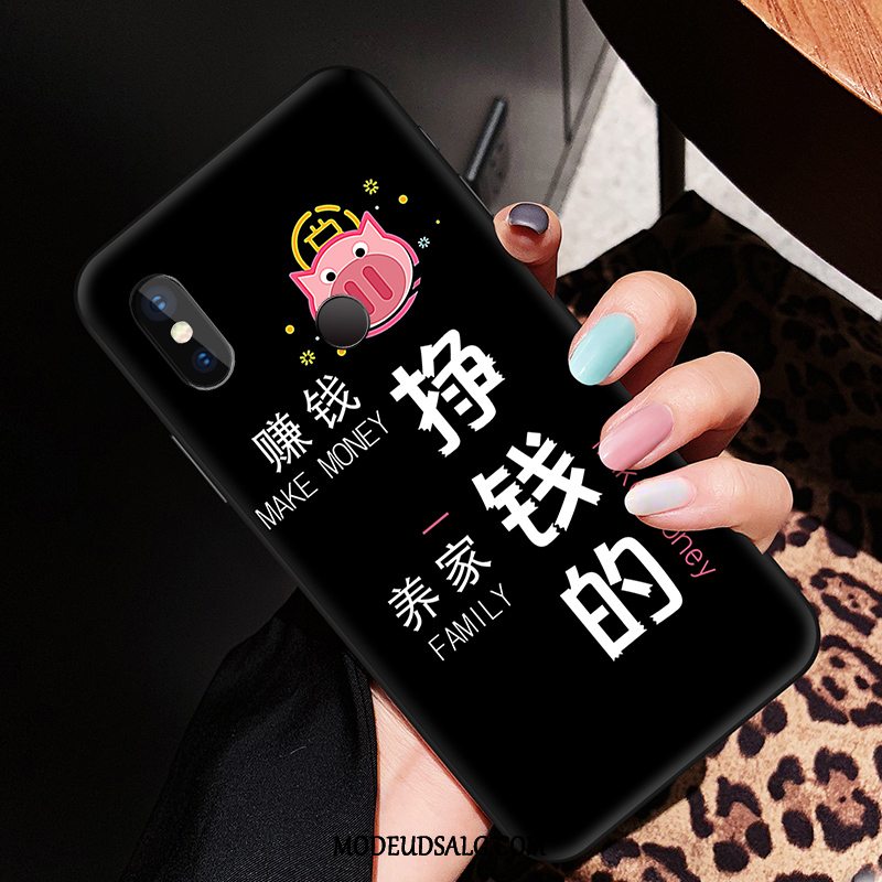 Xiaomi Redmi S2 Etui Cartoon Blå Trendy Elskeren Rød