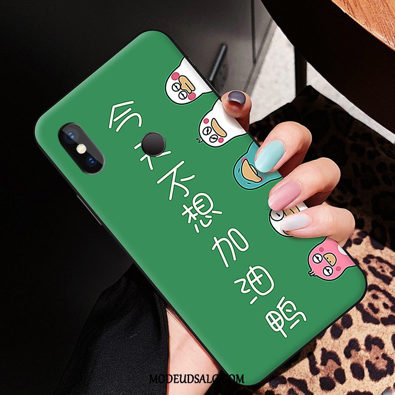 Xiaomi Redmi S2 Etui Cartoon Blå Trendy Elskeren Rød