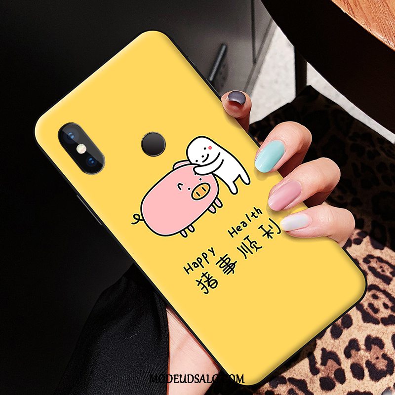 Xiaomi Redmi S2 Etui Cartoon Blå Trendy Elskeren Rød