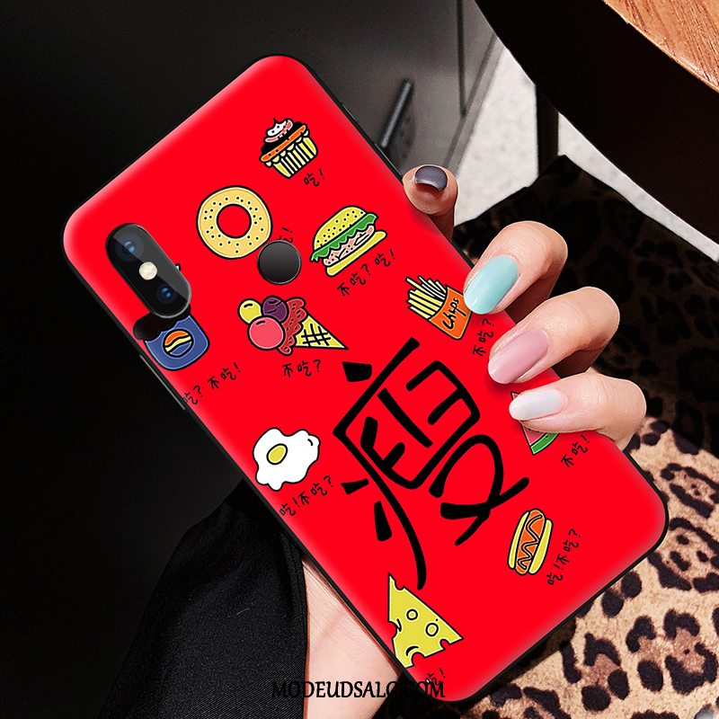 Xiaomi Redmi S2 Etui Cartoon Blå Trendy Elskeren Rød