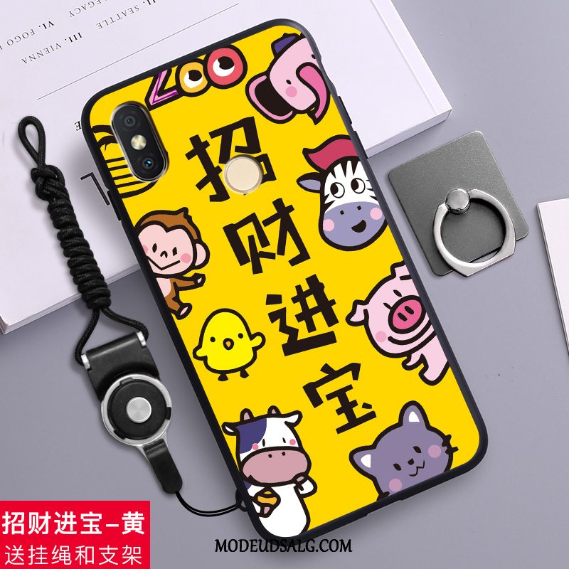 Xiaomi Redmi S2 Etui / Cover Anti-fald Silikone Grøn Rød